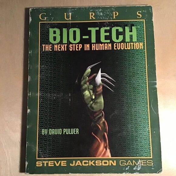 GURPS Bio-Tech The Next Step In Human Evolution Steve Jackson Games - Picture 1 of 2